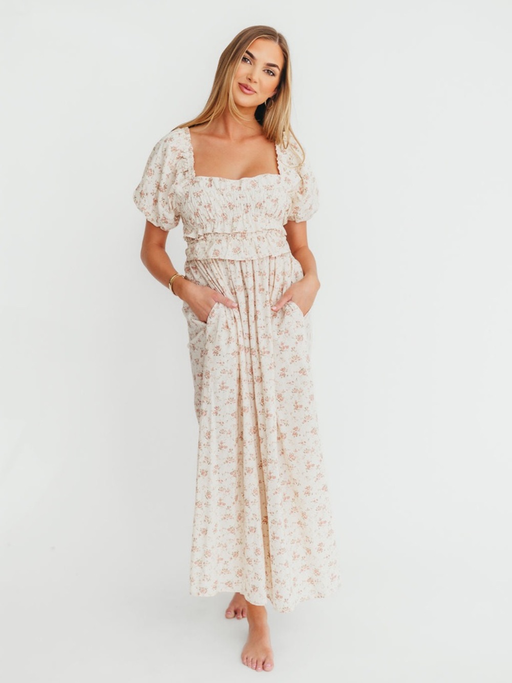 Worth Collective Finley Dress in Petal Pink